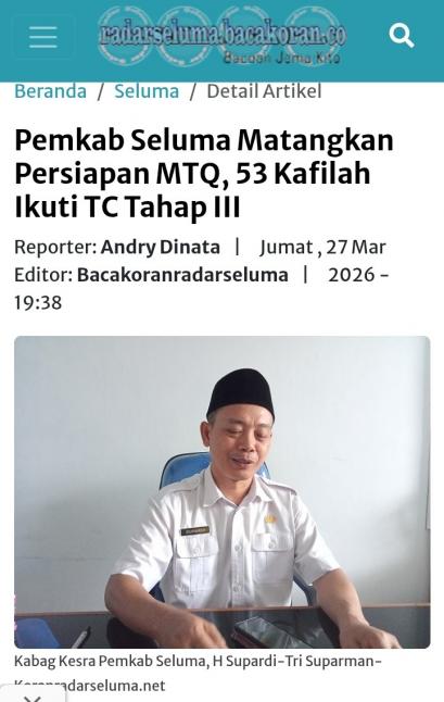 Radar Seluma 28 Maret 2026