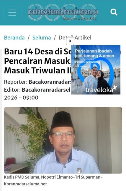 Radar Seluma 3 April 2026
