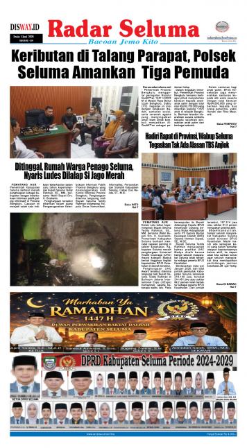Radar Seluma 1 Juni 2026