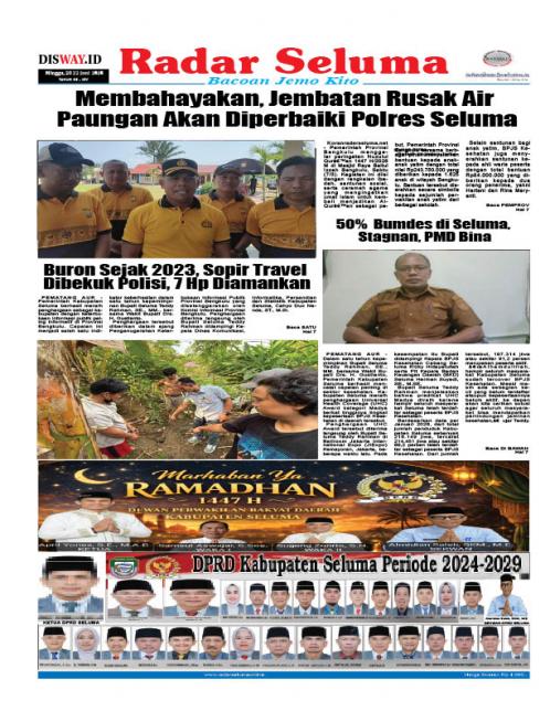 Radar Seluma 28 Juni 2026