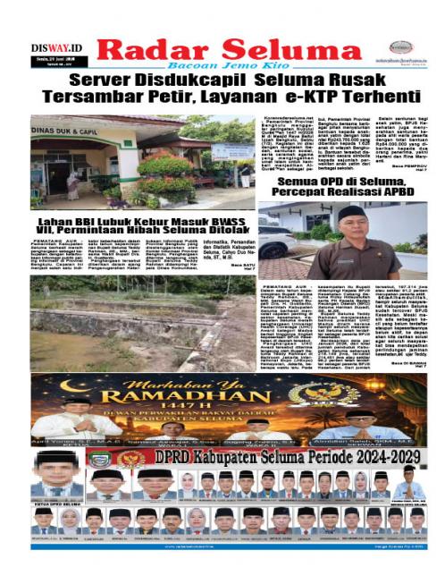 Radar Seluma 29 Juni 2026
