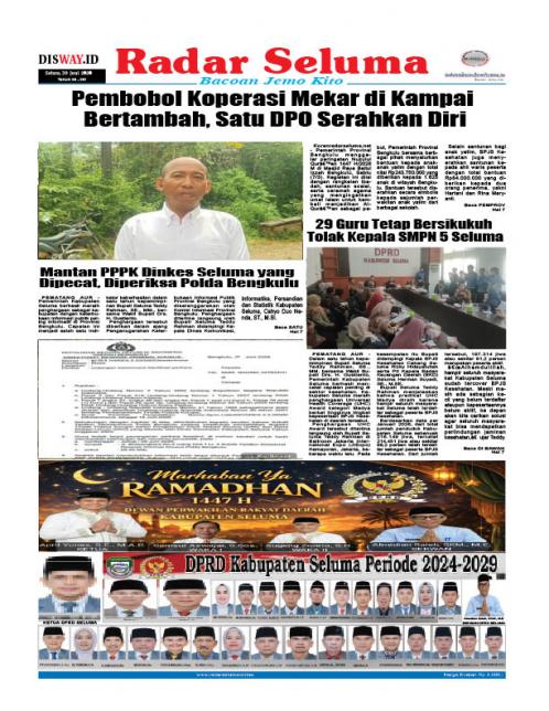 Radar Seluma 30 Juni 2026