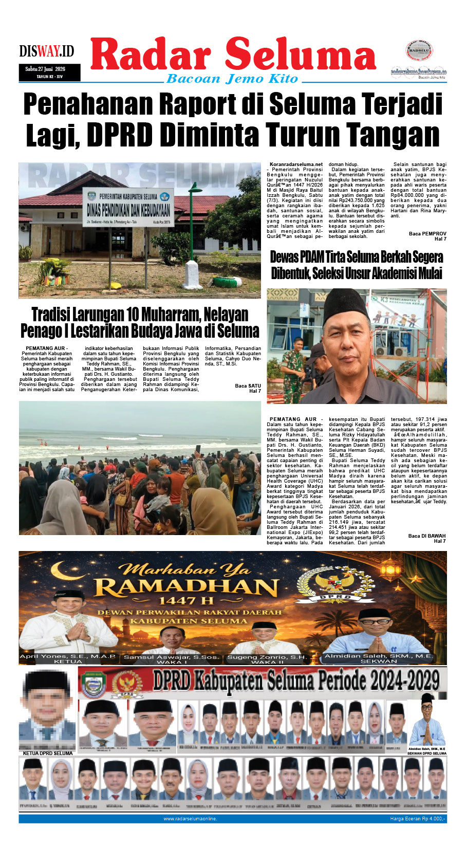 Radar Seluma 27 Juni 2026