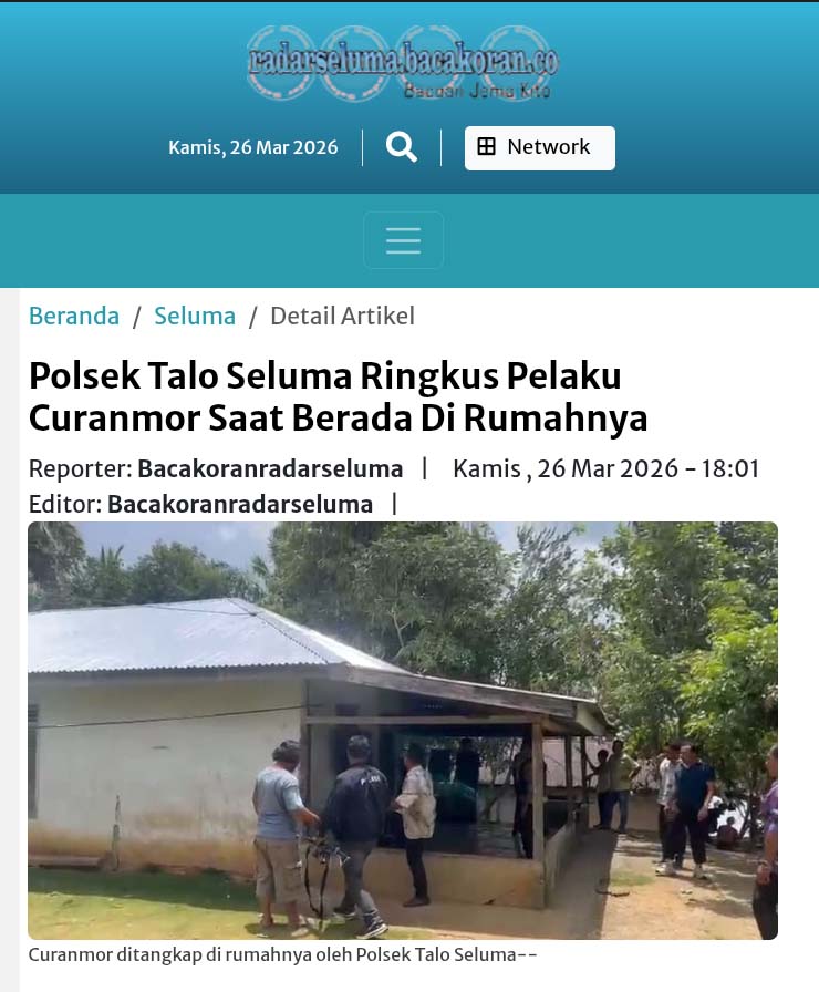 Radar Seluma 27 Maret 2026