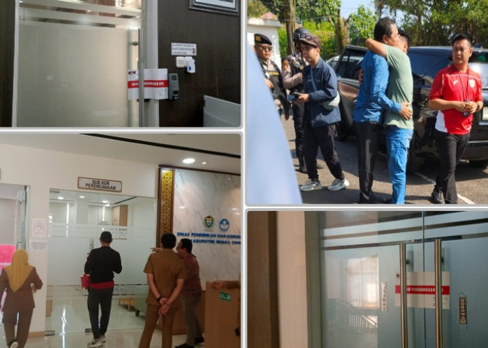  Bupati Muara Enim Sumsel Dibawa Tim KPK, Segel Sejumlah Ruangan Pemkab Muara Enim