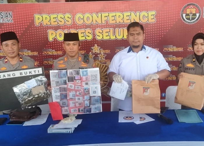    Polres Seluma Amankan Pengunjal BBM Bersubsidi,  Gunakan Puluhan Barcode