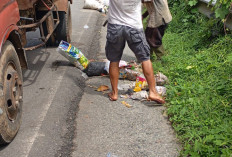 Peringatan DLHK Diabaikan, Badan Jalan Tebing Batu Kuning Penuh Sampah