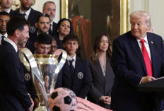     Donald Trump Terima Lionel Messi Cs di Gedung Putih