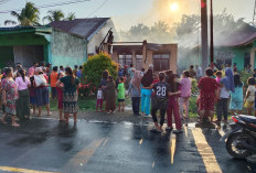 Korsleting Listrik, Rumah Warga Padang Peri Seluma Ludes Terbakar