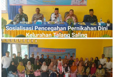 Kelurahan Talang Saling Gelar, Sosialisasi Pencegahan Pernikahan Dini