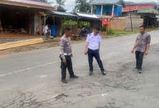 Jalan Lintas Lagi Perbaikan, Masyarakat Diminta Hati-Hati