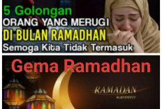  Inilah 5 Orang-orang Yang Merugi Saat Bulan Suci Ramadhan, Kenapa?