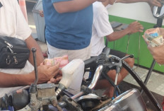 SPBU Tais Kedapatan Isi BBM Motor Hingga Rp 200 Ribu