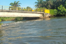 Jembatan Penghubung Ilir Talo ke Pasar Seluma, Masih Amblas