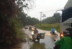Banjir Rendam Jalan Lintas Bengkulu-Manna, Ratusan Kendaraan Terjebak Macet