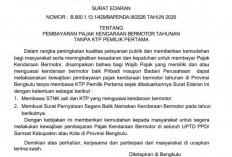 Tiru DKI dan Jabar, Gubernur Bengkulu Permudah Bayar Pajak Kendaraan, Tanpa KTP Pemilik Awal