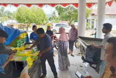 Salurkan 1200 Paket Beras, Sasaran Petani Korban Bencana Alam