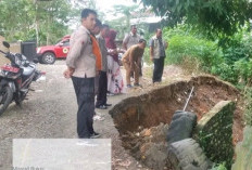 Terdampak Bencana Abrasi, BPBD Pantau Irigasi Air Tebat Glumpai