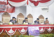 DPRD Seluma Gelar Paripurna, Mendengarkan Pidato Kenegaraan