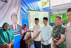   100 Paket Sembako Untuk Para Mustahiq dan Penyandang Disabilitas, Wakil Bupati Bagikan Semobako