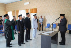 Lantik Pj Kades dan BPD, Wabup Seluma Tekankan Integritas