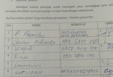 20 Petani Sawit Lubuk Lagan, Tanda Tangan Pernyataan Keresahan