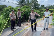 Akses Rusak dan Kerap Terjadi Lakalantas, Satlantas Polres Seluma Tutup Jembatan Sendawar, Seluma