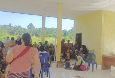 Pemdes Desa Napalan, Bagikan  Makanan Tambahan  Balita 