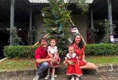 Bahagianya Nadine Chandrawinata Merayakan Natal, Dekorasi Pohon hingga Makan Bersama Keluarga Besar