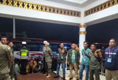 Satpol PP Ikut Pengemanan Pelepasan 134 Orang CJH Asal Bengkulu Selatan