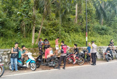 Aksi Balap Liar di Jalan Lintas Seluma-Manna, Dibubarkan Polisi