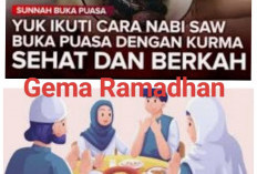 Ini Cara Nabi Muhammad Rasulullah SAW Berbuka, Sunnah Untuk Kita Ikuti