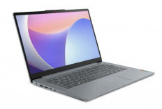 Laptop Lenovo IdeaPad Slim 3 14IAH8 Intel Core i5-12450H/16GB/512GB/Win11 (83EQ0077ID) Grey 