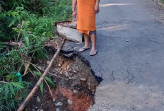 Tak Pernah Diposting, Akses Jalan Menuju Ulu Talo Amblas, Bahayakan Pengguna