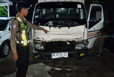 Pemotor Tew4s, Usai Tertabrak Truk Engkel, di Semidang Alas Maras Seluma