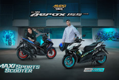 Yamaha All New Aerox 155 Connected: Skutik Maxi Sport Canggih dengan Konektivitas Digital