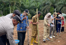 Polsek SA dan Pinju Layang, Dukung Peluncuran Gugus Tugas Polri Program Ketahanan Pangan 