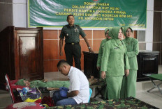 Kodim 0425/Seluma Gelar Donor Darah, Peringati HUT ke-80 Korem 041/Garuda Emas