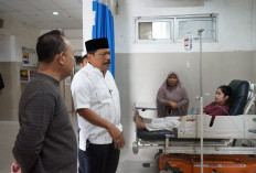 Saat Mulai Libur Lebaran, Wagub Bengkulu Tinjau Pelayanan RSUD M. Yunus