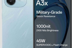 OPPO A3x 4G Cocok Aktivitas Outdoor