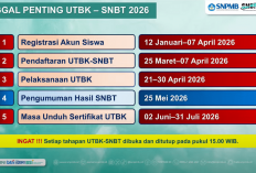   Pendaftaran UTBK SNBT 2026, akan Dibuka 25 Maret 2026