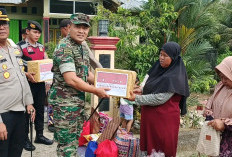 Dandim 0408 BS/K Serahkan Bantuan ke Warga Veteran Pasca Banjir