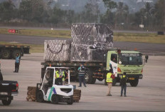 80 Ton Logistik MotoGP, Tiba di Bandara Lombok, Jelang Balapan 29 September 2024