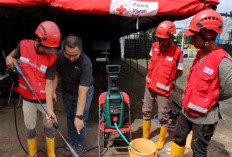 PMI Manfaatkan Dukungan Teknologi Bosch, Bersihkan Endapan Lumpur dan Sisa Material Banjir  