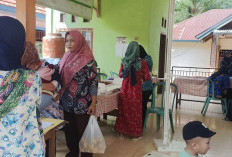 Posyandu Balita, Pemdes Bunut Tinggi Berikan Makan Tambahan