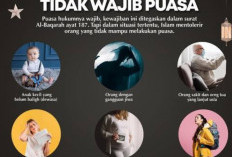 Golongan Orang yang Tidak Wajib Puasa Ramadhan