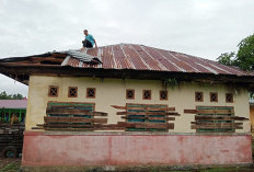 Hujan Deras & Angin Kencang, Atap Perpus SDN 46 Seluma Terbang