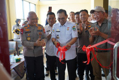  Kapolres dan Bupati Seluma Bangun  Command Center,  Pos Lantas Simpang Enam Jaga Ketertiban