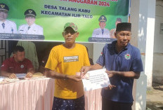 Pemdes Talang Kabu, Salurkan BLT Kepada Warga Kurang Mampu 5 Bulan Sekaligus