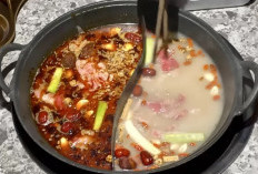 Sajian Makanan Hot Pot 